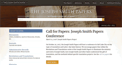 Desktop Screenshot of beta.josephsmithpapers.org