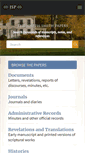 Mobile Screenshot of beta.josephsmithpapers.org