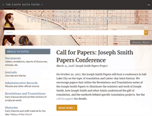 Tablet Screenshot of beta.josephsmithpapers.org