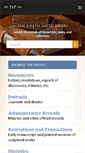 Mobile Screenshot of josephsmithpapers.org